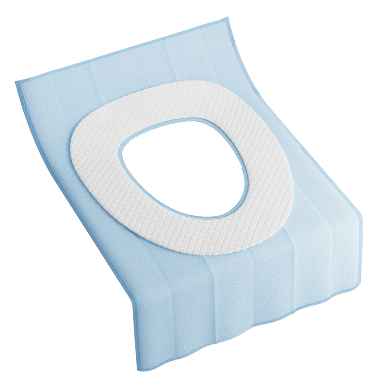 Baicaoyuan 7A Antibacterial Disposable Toilet Seat Covers, Extra Large and Thick, Individually Packaged, Full Coverage, Cold Insulation, 30 Pieces