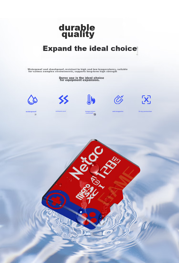 Netac 128GB TF (MicroSD) High-Speed Storage Card for Nintendo Switch NS Console, A1 U3 V30 4K HD, Compatible with Dashcams & Surveillance 8