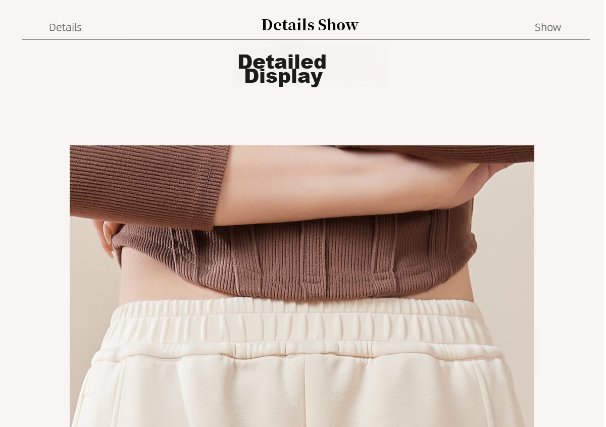 Chushen Women's Casual Pants, Fashionable And Versatile, High-Waisted Loose-Fitting Slimming Nine-Point Harem Pants, Grandma Pants S141K2005 4