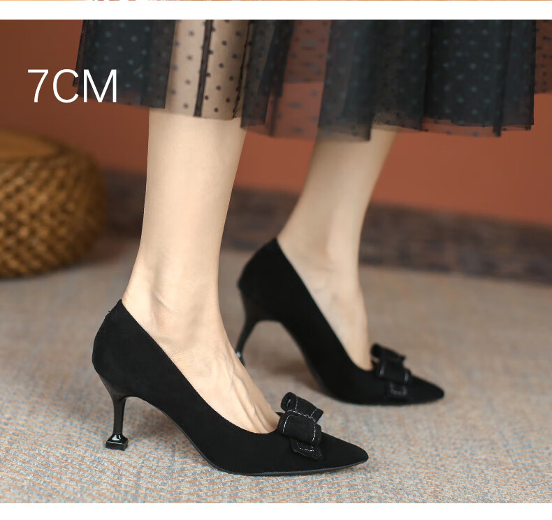 CARTELO Elegant High Heels for Women, Black, Comfortable, KCC-6688 Black (5cm) Size 39 10