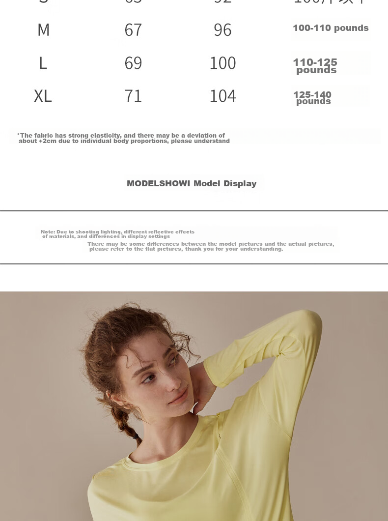 XUEXIMAN Yoga Long-Sleeve Top for Women, Elegant And Slimming Athletic Wear for Running, Fitness, Summer Pilates 11