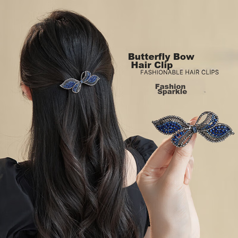 CHIMERA Spring Hair Clip, Back of Head Barrette, Half-Up Hairstyle Accessory, High-End Hairpin for Women, Mid-Autumn Festival Gift