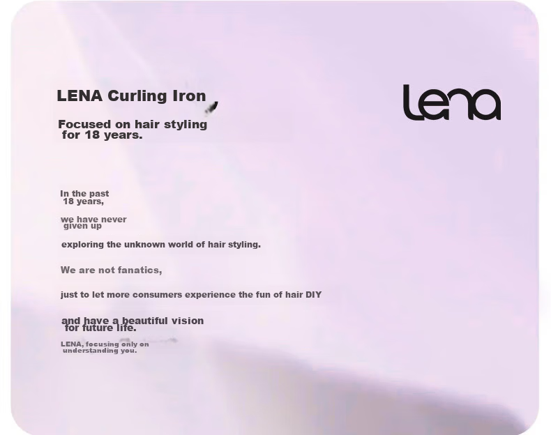 Lena Third Generation Automatic Curling Iron, 40mm, Lazy Anti-Scalding Fully Automatic Curling Tool, Negative Ion Hair-Friendly Electric Curler, Gift, Z3S-40 Portable for Travel 12