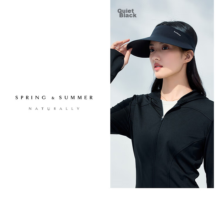 Siggi Sun Protection Hat, Egg Roll Hat, Seamless Breathable Sun Visor, UV Protection, Face-Slimming Effect, Wide Brim Visor Hat SI95312 6