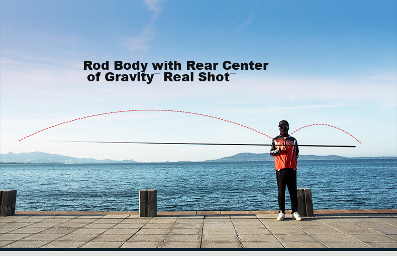 Grsaed Fishing Rod, Ruyi Battle Axe Model, 6.3 Meters Big Fish Rod, Carbon Fiber Hand Rod, 19 Sections Platform Fishing Rod, Lake And Reservoir Giant Fish Rod, Carp Rod 11