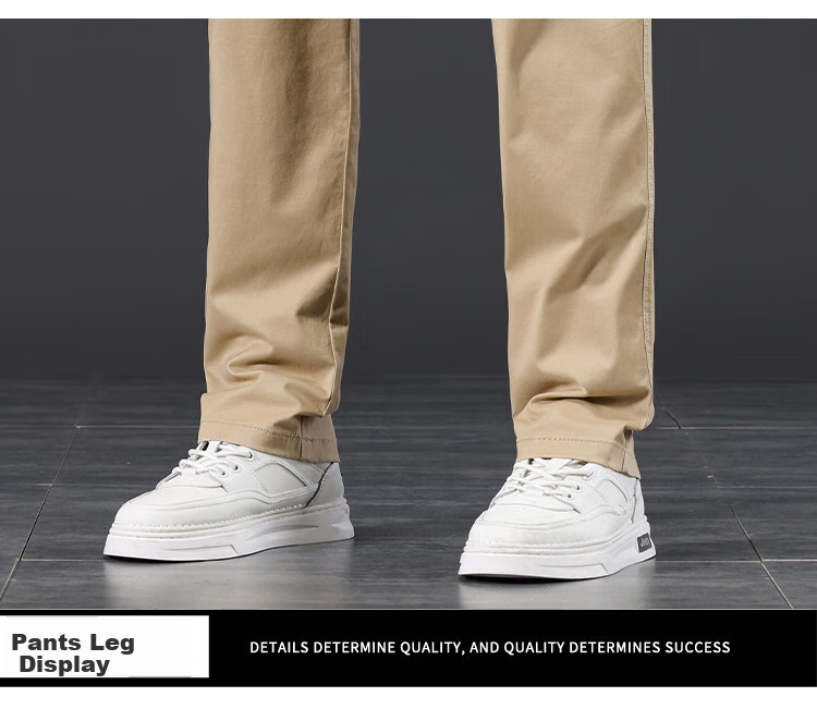 JEEP High-End Men's Casual Pants, 2026 New Summer Thin Loose Straight-Leg Business Pure Cotton Trousers for Me 29