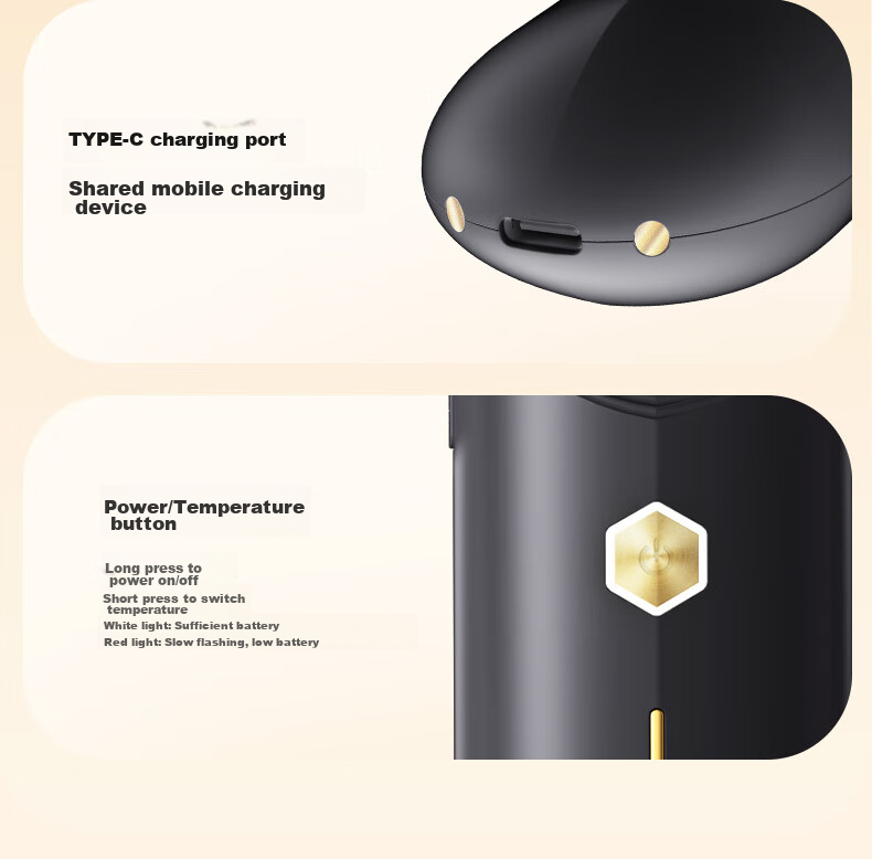 UBelle [Mid-Autumn Festival Gift] Cold Wind Wireless Straight Hair Brush, Negative Ion Hair Care, Non-Damaging Straightening Iron, Portable One-Comb Instant Smoothness, High Crown Frizz Improvement, Birthday Gift for Girlfriend 24