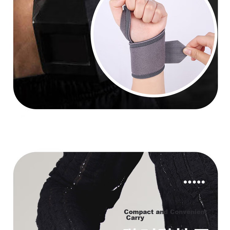 GINGPAI SPORT Compression Wrist Support Brace for Sprains in Women, Tennis Elbow Band, Sports Volleyball Badminton Wrist Guard, Pain Relief Warm Bandage for Strains And Sprains, Orange, One Pair 13
