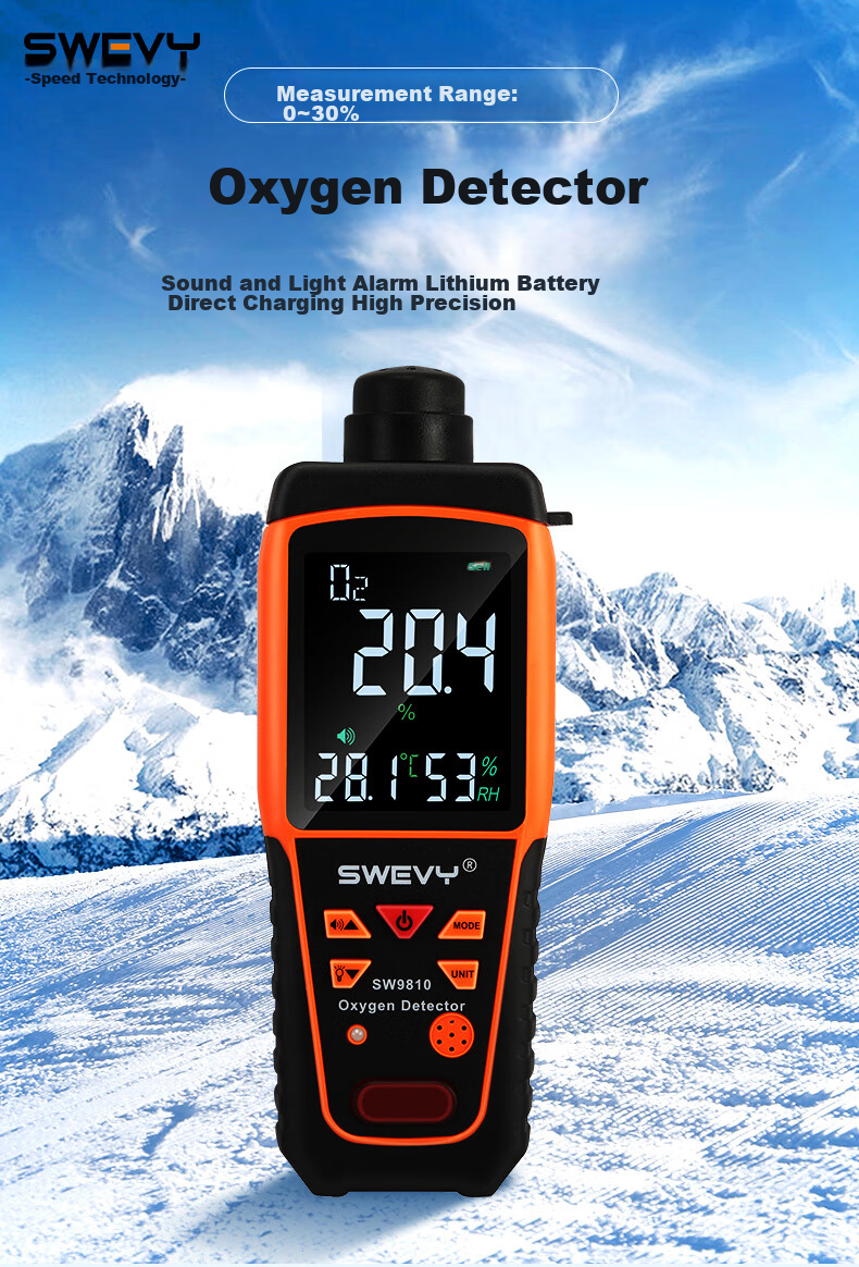 Suwei Carbon Dioxide Detector, CO2 Concentration Monitor, Portable CO2 Detection Instrument SW9200 1