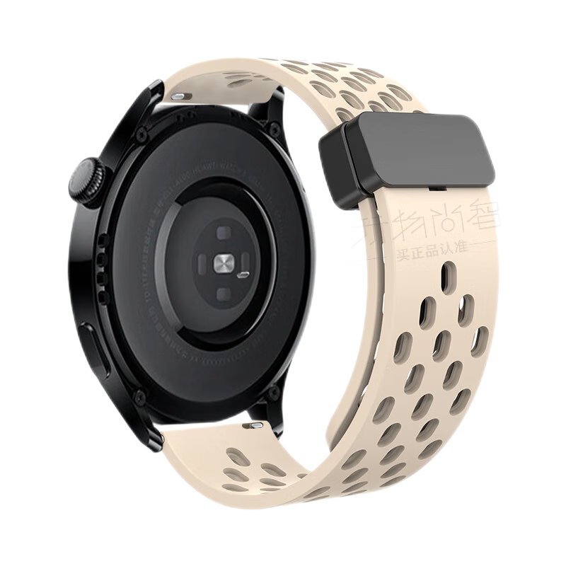 Watchbond Compatible Silicone Magnetic Folding Buckle Strap for Xiaomi Mi Band 9Pro/8Pro, Redmi Watch6/5 Smartwatch, Watch4 Men's And Women's Breathable Wristband