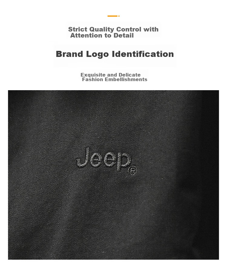 JEEP Men's Jacket, Spring And Autumn Stand-Collar Jacket, Loose-Fitting Trendy Casual Clothing for Men, Army Green, Size L 9
