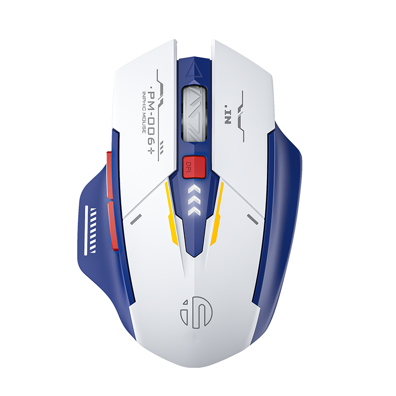 INPHIC F9 Wireless Gaming Mouse Wired Bluetooth Tri-mode Office Mouse Right-handed Hardware Macro Desktop Laptop 2.4G Portable 12800DPI V2 Silent Edition