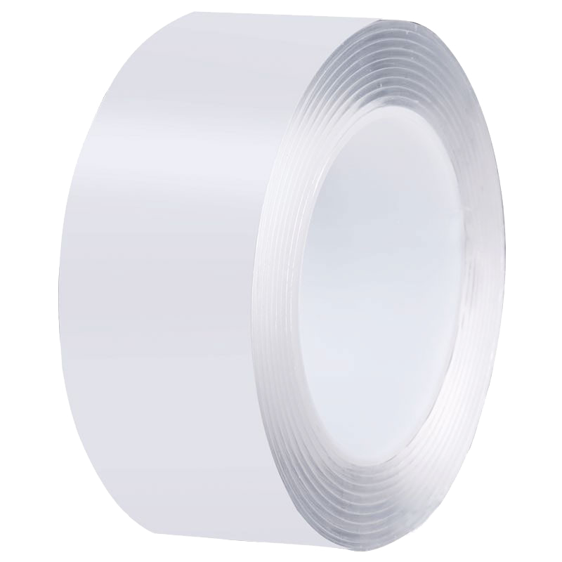 Befon Nano Double-Sided Tape, Invisible Adhesive, Removable Strong Double-Sided Tape, Transparent Tape, 30mm*2mm*3m, 1 Roll