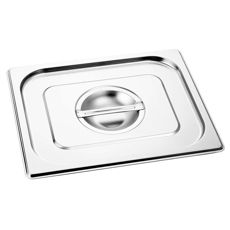 Jinyaoshi Stainless Steel Portion Pan, 1/2 Thickened Lid, GK-MFS12