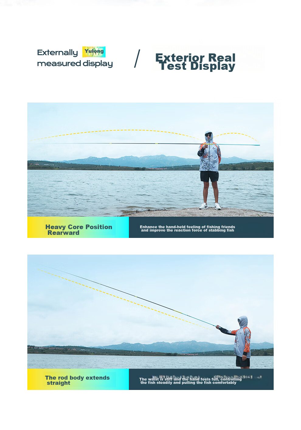 Jinglang Fishing Rod, 4.5 Meters, Yulong Crucian Carp, 28 Sections, Ultra-Light And Ultra-Hard Fishing Rod, Wild Fishing Rod, Platform Fishing Rod, Fishing Tackle 7