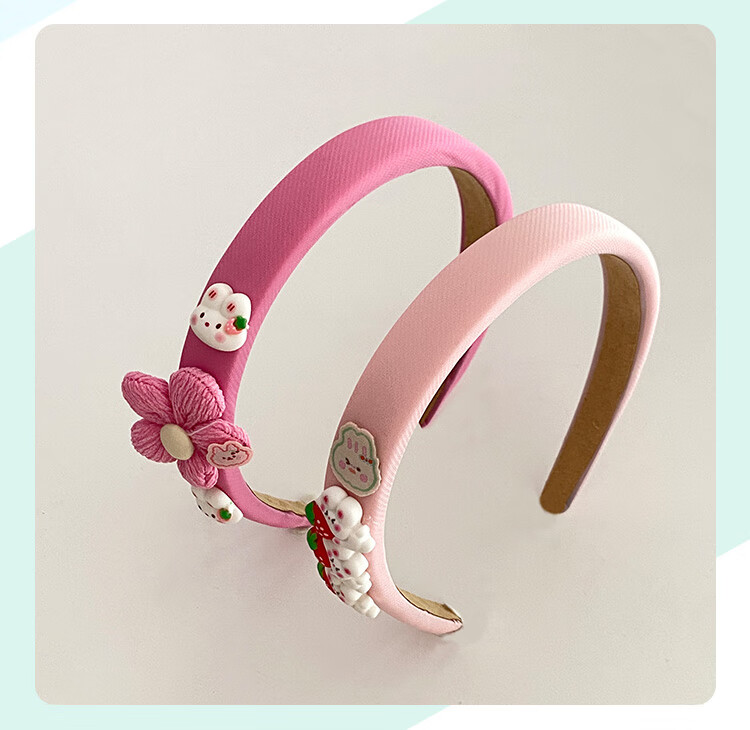 CHIMERA 2 Pieces Sweet Bow Children's Headband, Princess Hairband, Hair Accessory, Girls' Mid-Autumn Festival Gift 6