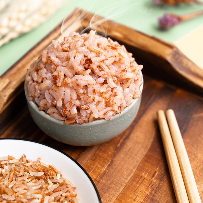 回音谷健康米5斤 软红米 糙米杂粮 免浸泡粗粮 绿色食品 礼品 真空