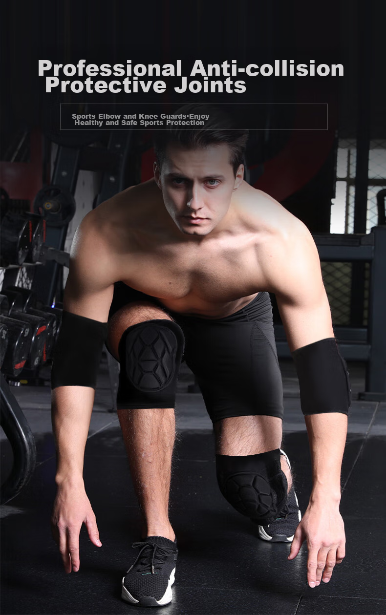 Chidong Tactical Knee And Elbow Pads for Men, Crawling Sports Running Military Training Joint Protection Thickened Set, 4 Pieces, Size S 1