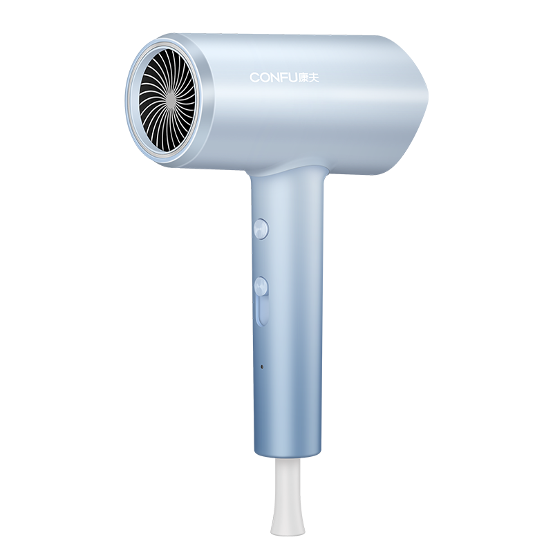 CONFU Hair Dryer, High-Power, Strong Airflow, 1800W, Quick-Drying, Negative Ion Hair Protection, Non-Damaging to Hair, Home Use, Birthday Gift for Girlfriend, Hair Dryer KF-3157 Glacier Blue