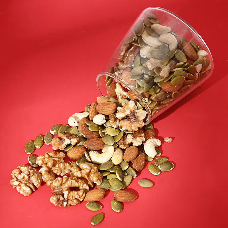 森宝 混合坚果果仁1kg 核桃开心果孕妇儿童零食端午节送礼团购礼盒