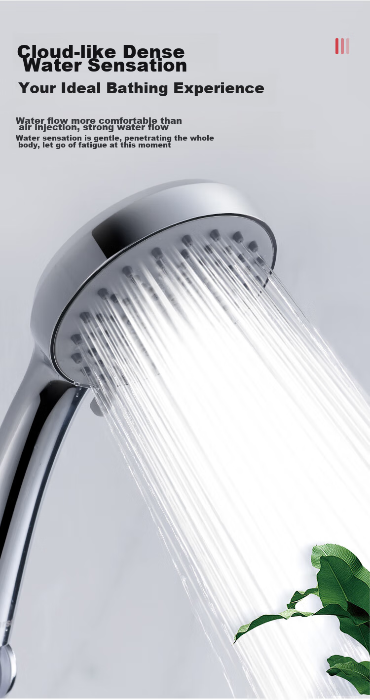 Larsd High-Pressure Shower Head Set, Handheld Shower Head for Bathing, Shower Head + Flexible Hose Two-Piece Set LD3572 1