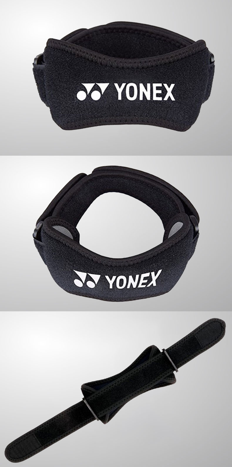 YONEX Patellar Strap for Badminton, Basketball, Running, Patella Stabilization, Compression Adjustment And Strapping MPS-05CR 4