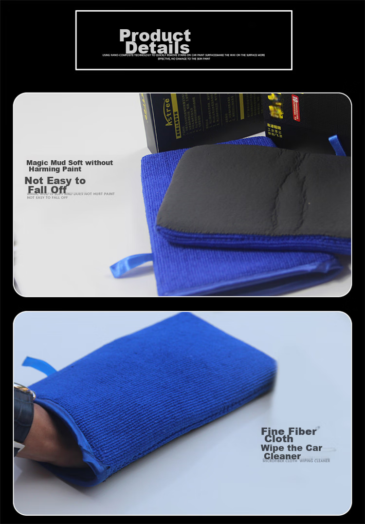 Astree Car Clay Towel Clay Cloth Magic Clay Towel Car Wash Stain Remover Rust Remover Paint Remover Yellow Spot Bug Spot Remover Car Cleaning Gloves Car Accessories Magic Clay Gloves 6