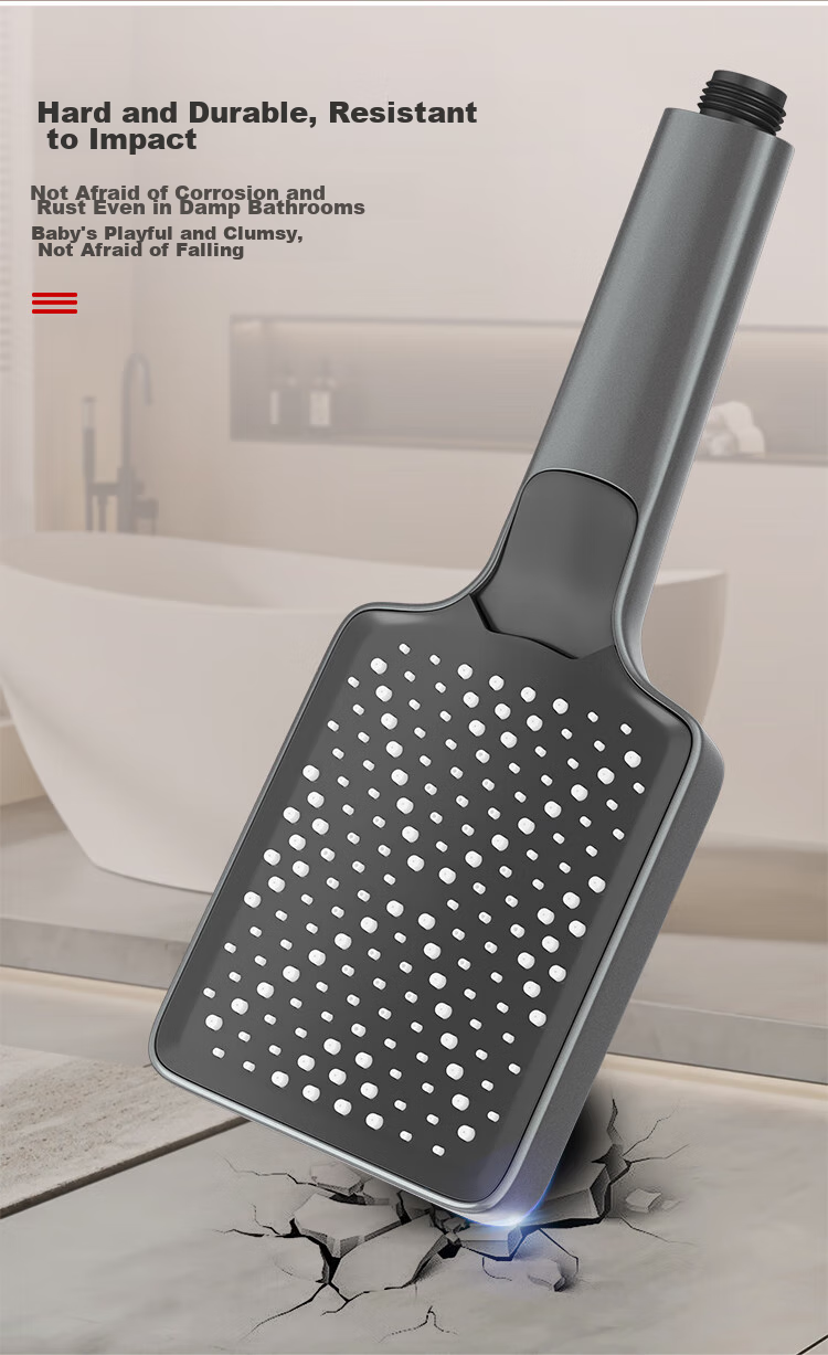 Larsd Pressurized Shower Head, Handheld Shower Sprayer, Three Water Flow Settings, Bathing Rain Shower, Showerhead LD5587 9
