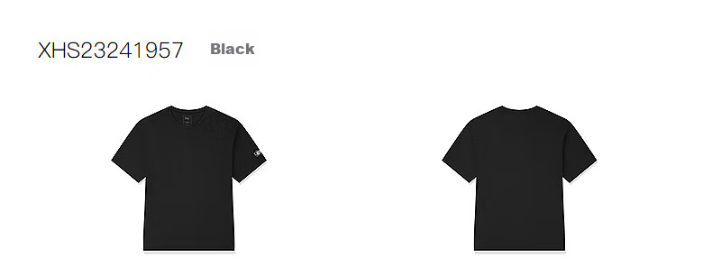 QIAODAN Short-Sleeve T-Shirt, Unisex Style for Men And Women, New Summer Release, Breathable Thin Fabric, Solid Color Undershirt, Couple's Wear 30