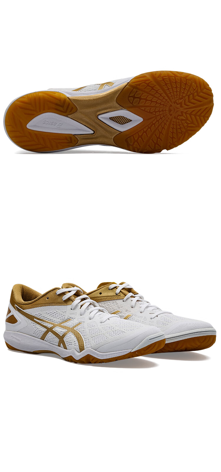 Asics Table Tennis Shoes, Indoor Sports Shoes, ATTACK DOMINATE FF2 1073A010-102, Size 42 5