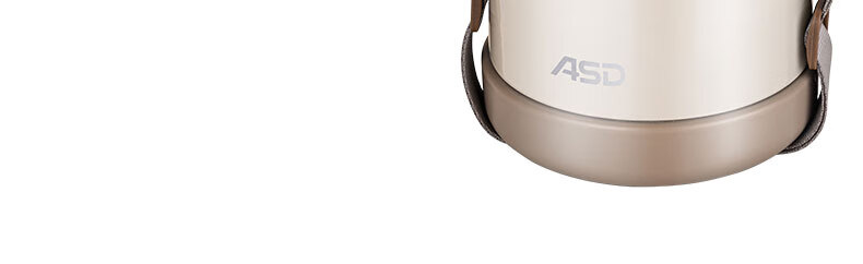 ASD Lunch Box, 304 Stainless Steel Insulated Lunch Box, Portable Pot, Student Insulated Container, RWS20H9WG-W 16