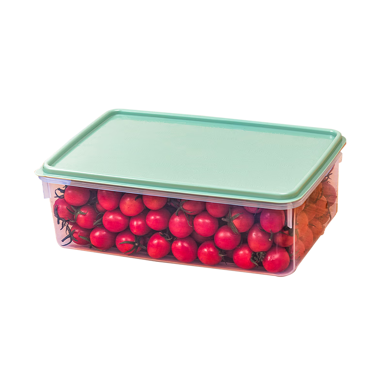 Xitianlong Refrigerator Fresh-Keeping Box Food-Grade Plastic Sealed Storage Container for Vegetables and Fruits 8L 1 Piece