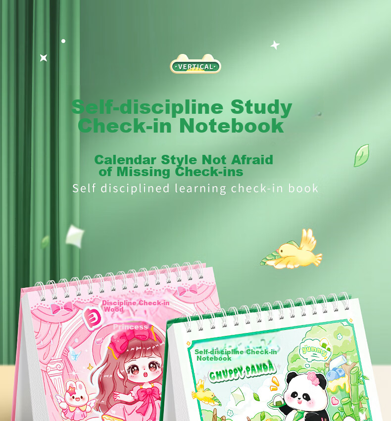 Tianshun Self-Discipline Check-In Book, Study Planner, Good Habit Formation, Time Management, Monthly And Weekly Planning, 2025 Calendar, Winter Vacation Daily Tasks, Elementary School Student Schedule Book - Space Adventure 1