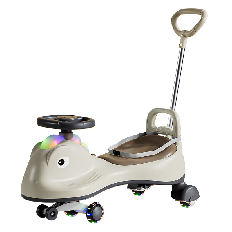 ANGI BABY Anti-Rollover Twist Car, Two-Person Children's Scooter, Front Wheel Swivel Children's Gift