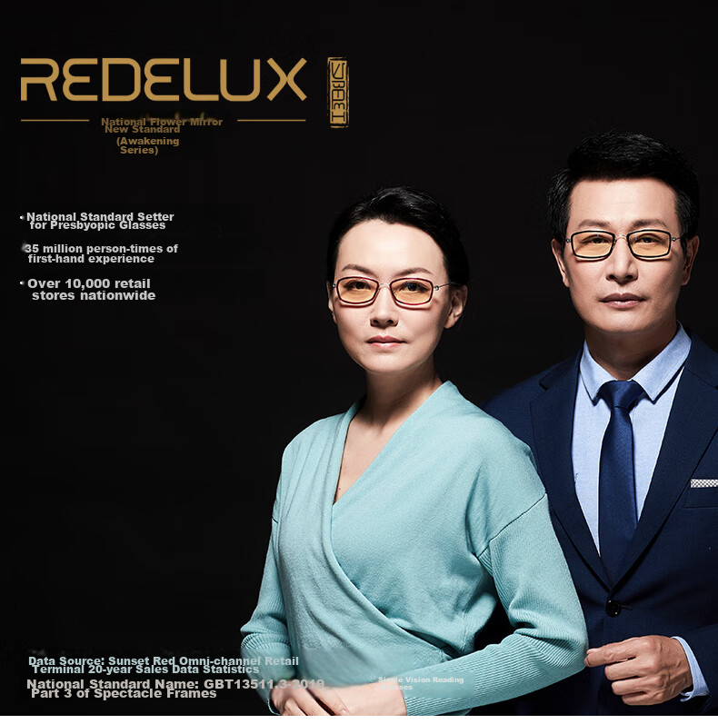 Xiyanghong Reading Glasses, High-Definition Anti-Blue Light, Bifocal Automatic Zoom, Ultra-Light Full-Frame Reading Glasses AX8102, 100 Degrees 1