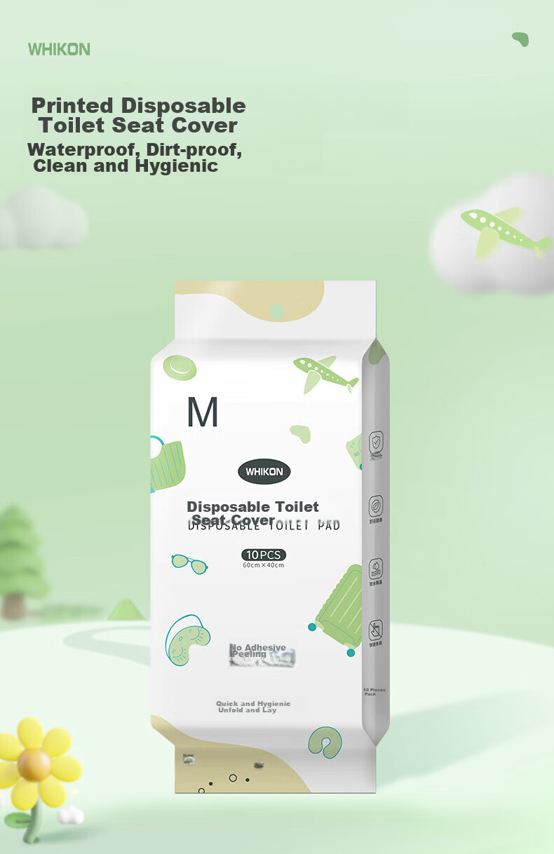 JAJALIN Disposable Toilet Seat Covers, Individually Wrapped, for Pregnant And Postpartum Women, Hotel Travel Toilet Seat Protectors 1