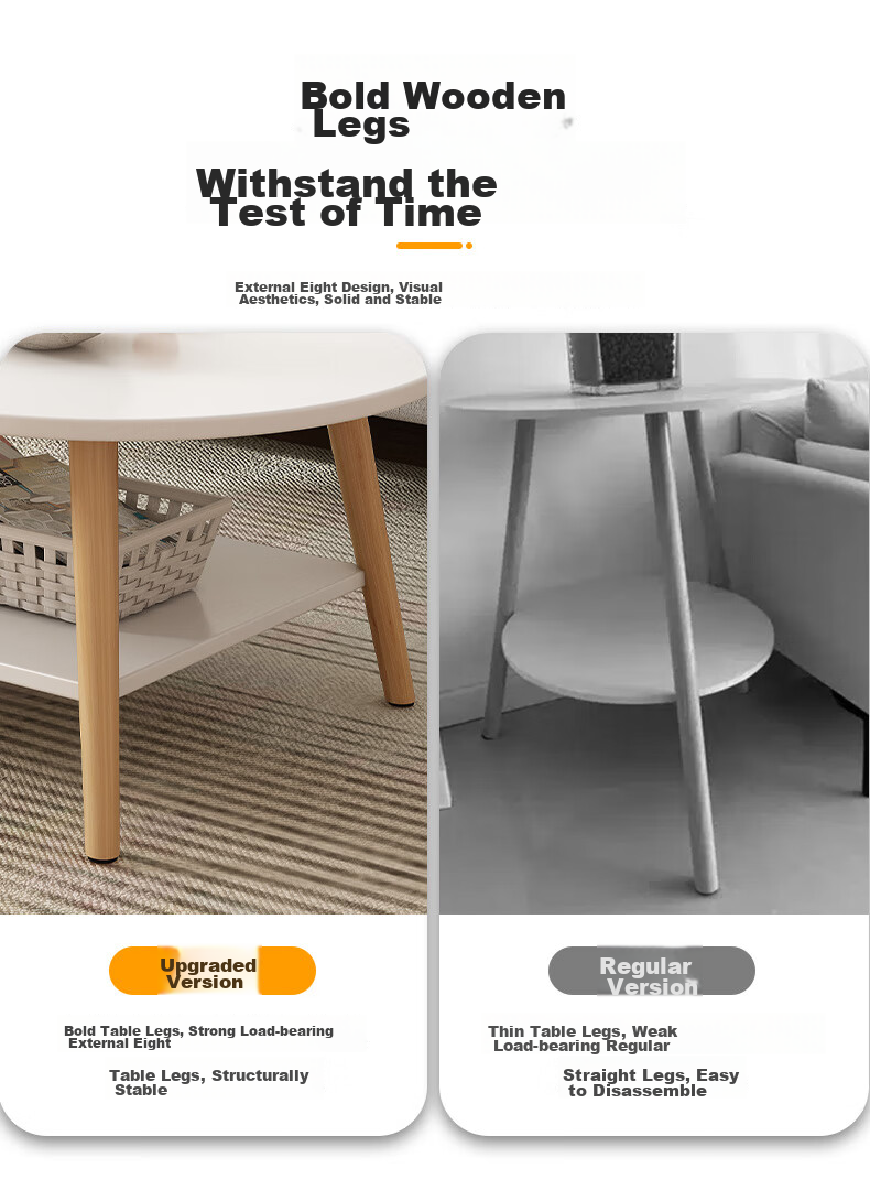 Shanshanmuyi Coffee Table, Simple Living Room Tea Table, Small Apartment Side Table, Home Tea Stand, Nordic Style Side Table, Balcony Mini Table 9