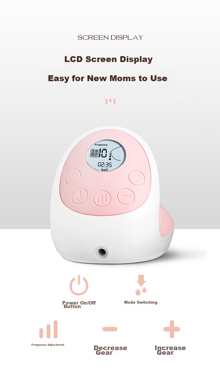 MyCarol Dual-Sided Variable Frequency Electric Breast Pump, High Suction Power, Painless, Fully Automatic Milk Extractor And Lactation Device XN-D262 11