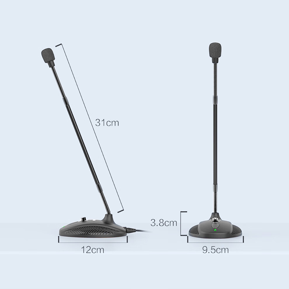 FIFINE Computer Microphone, Laptop USB Wired Mic, Conference Room Video, Postgraduate Entrance Exam Retake, Online Class, Live Streaming, Recording, Voice-Over, Noise Reduction, Desktop Gooseneck Mic FM730 16