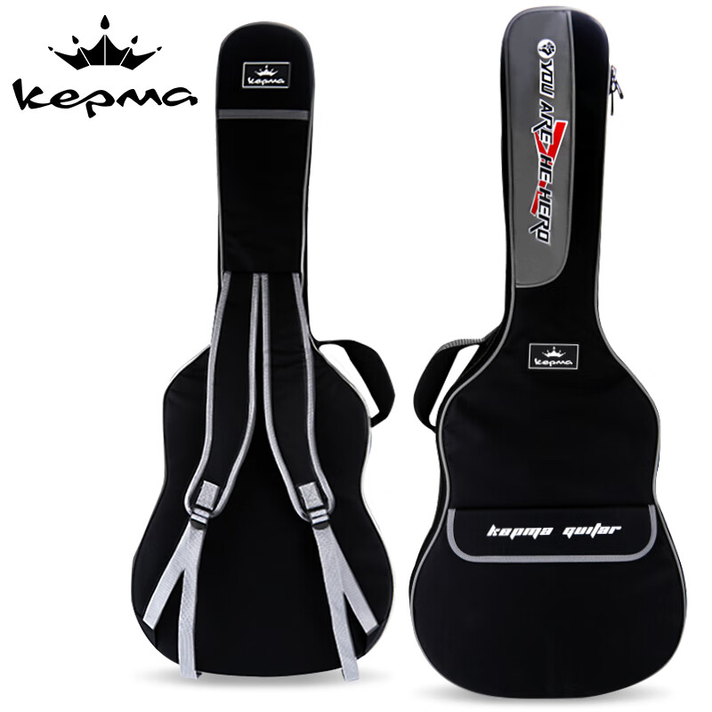 KEPMA KEPMA KB01 Kamaka Guitar Case, Thickened Foam Waterproof Instrument Bag, 40/41 Inch Handheld And Shoulder Backpack