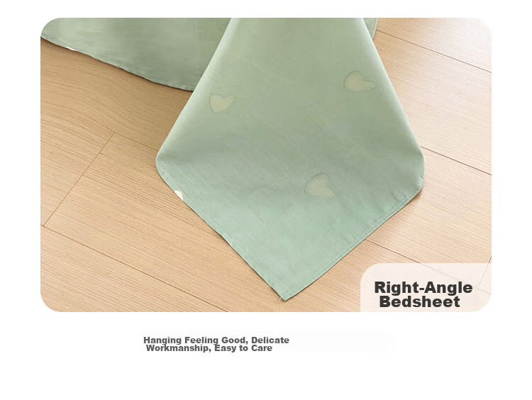 Wuyinliangpin Cotton Bedding Set, 100% Pure Cotton Bedsheet, Duvet Cover, Quilt Cover, 200x230cm, Suitable for Mother-Child Co-Sleeping, Coffee Patter 13