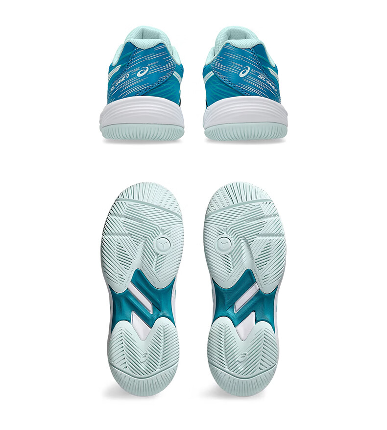 ASICS Kids Tennis Shoes GAME GS Youth Boys Girls Durable Sports Shoes 1044A083-400 Blue Green Size 35 61