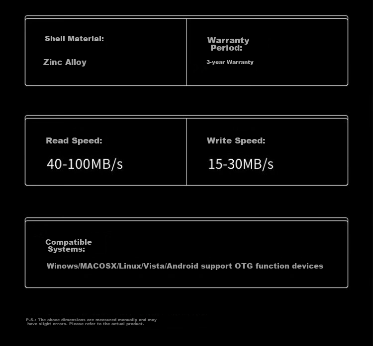 Lenovo 64GB Type-C USB3.2 Dual-Interface Metal Cap Dustproof Shockproof Mobile Flash Drive SX6Pro Series Gunmetal Color 10