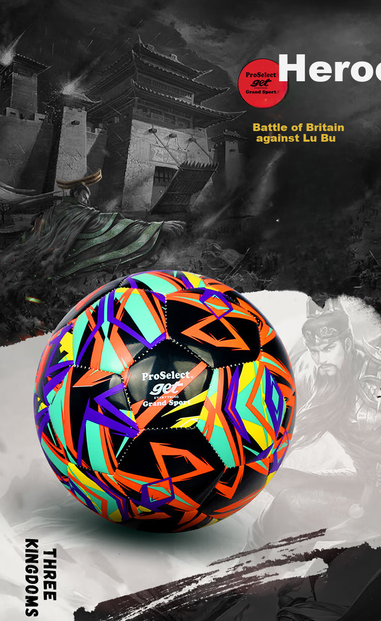 ProSelect No.5 Soccer Ball for Primary And Secondary School Students' Training, Adult Matches, Durable Football GS231M 1