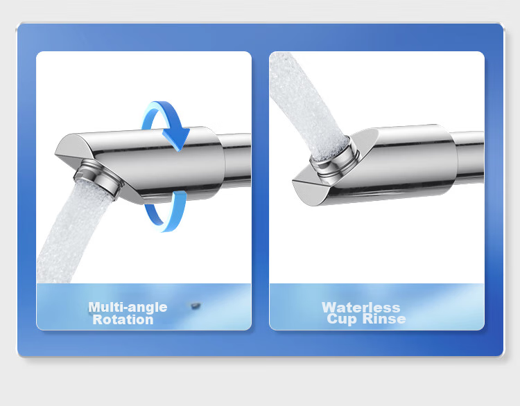 MEJUE Basin Faucet, Hot And Cold Dual Control, 360° Double Rotation, Bathroom Sink Faucet Z-1201 9