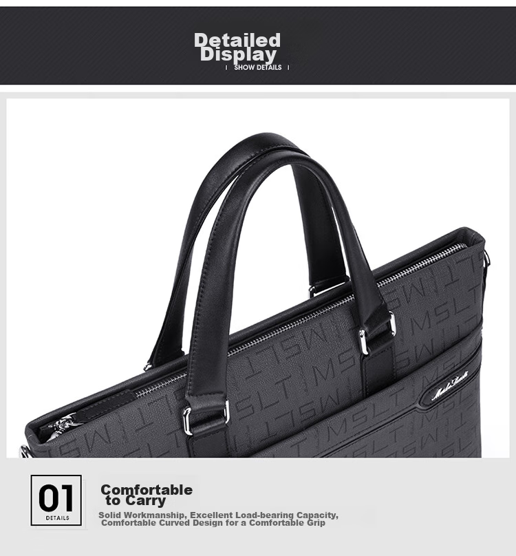 MashaLanti Men's Business Briefcase, Large Capacity Office Handheld Laptop Bag, High-End Practical Father's Day Gift 18