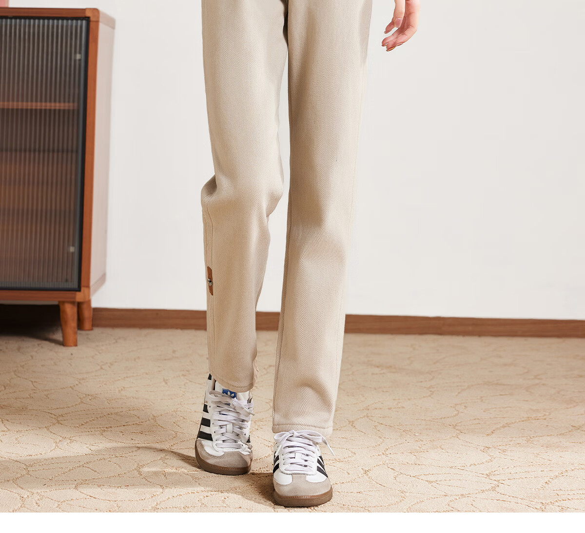 PinCai Women's Jeans, Spring And Autumn White High-Waisted Slimming Heightening Versatile Casual Trousers P143N1010 28