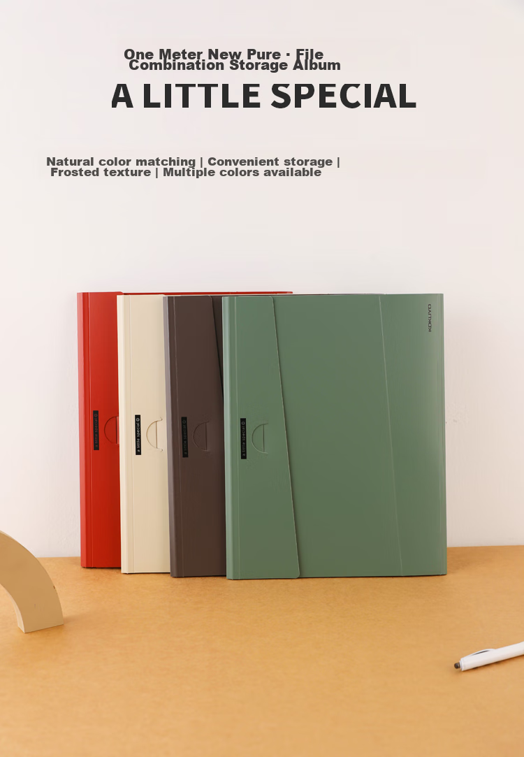 KOKUYO A4 Single-Layer File Folder, PP Material Waterproof, Office Supplies, College Entrance Exam Document Folder, Multiple Colors Available, WSG-FUS7203C Subject Pouch 1