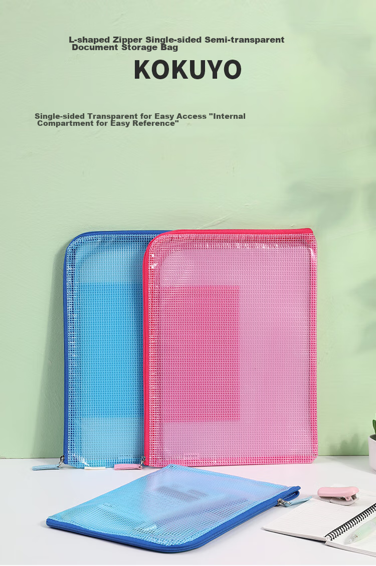 KOKUYO Peppa Pig Collaboration Series Student Subject Classification File Bag, Zipper Pouch, Subject Bag, Pink, 1 Piece, WSG-KU7MK11 Digital Full Network Low Price 1