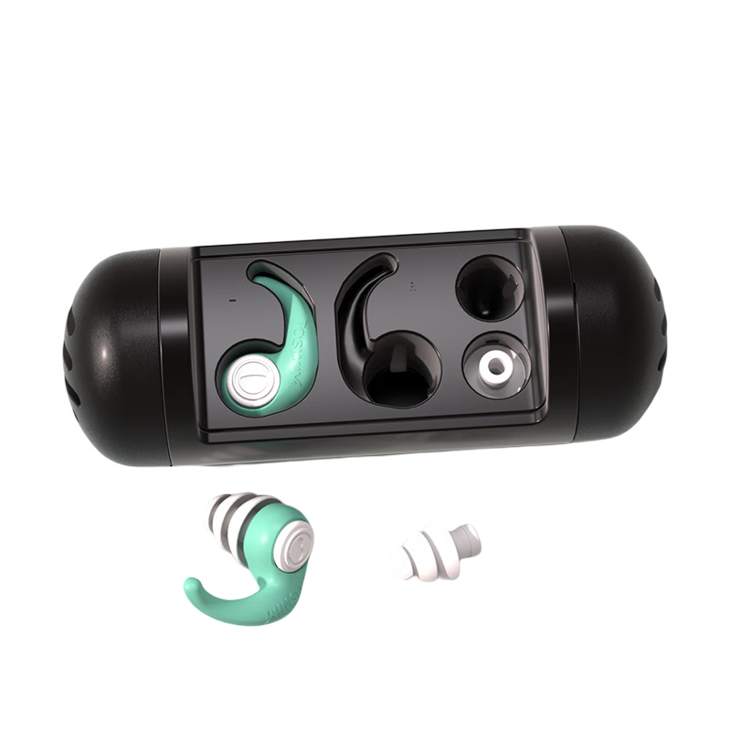 TOSWIM Professional Swimming Earplugs, Soft And Comfortable, Waterproof, Prevent Otitis Media, Bathing And Swimming Equipment, Water Green Snorkeling